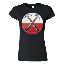 PINK FLOYD - THE WALL HAMMERS (T-Shirt, Girlie)