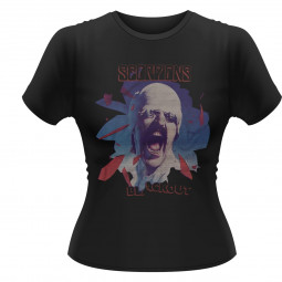 SCORPIONS - BLACK OUT (T-Shirt, Girlie)