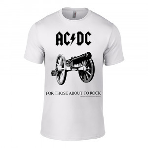 AC/DC - FOR THOSE ABOUT TO ROCK (BÍLÉ)