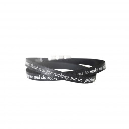 Dear mother - Bracelet (black) - Size S