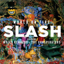 SLASH - WORLD ON FIRE - LP