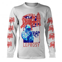 DEATH - LEPROSY POSTERIZED LS (WHITE)