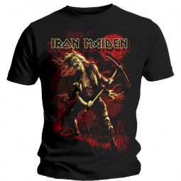 Iron Maiden - Unisex T-Shirt: Benjamin Breeg Red Graphic 