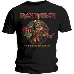 Iron Maiden - Unisex T-Shirt: Book of Souls Eddie Circle