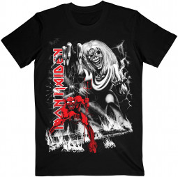 Iron Maiden Unisex T-Shirt: Number of the Beast Jumbo (Back Print)