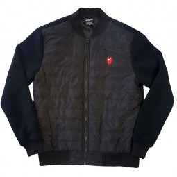 THE ROLLING STONES - Unisex Quilted Jacket: Classic Tongue