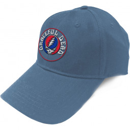 Grateful Dead Unisex Baseball Cap: Steal Your Face Logo (blue)