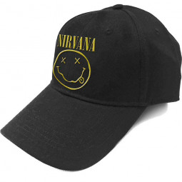 Nirvana - Unisex Baseball Cap: Logo & Smiley