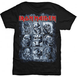 Iron Maiden Unisex T-Shirt: Nine Eddies (stock)