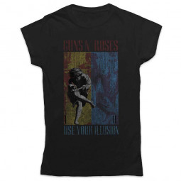 Guns N' Roses - Ladies T-Shirt: Use Your Illusion