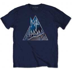 Def Leppard - Unisex T-Shirt: Triangle Logo