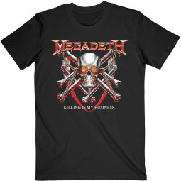 Megadeth - Unisex T-Shirt: Killing Is My Business (Back Print)