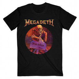 Megadeth - Unisex T-Shirt: Peace Sells… Track list (Back Print)