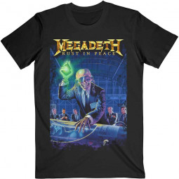 Megadeth - Unisex T-Shirt: Rust In Peace 30th Anniversary (Back Print)