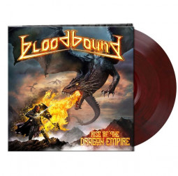 BLOODBOUND - RISE OF THE DRAGON EMPIRE (CLEAR RED/BLACK MARBLED VINYL) - LP