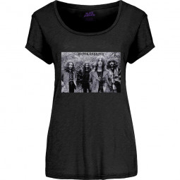 Black Sabbath - Ladies Scoop Neck T-Shirt: Group Shot
