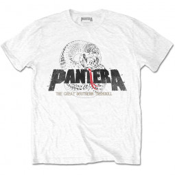 Pantera - Unisex T-Shirt: Snake Logo white