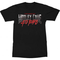 Motley Crue - Unisex T-Shirt: 40 Years