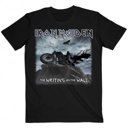 Iron Maiden - Unisex T-Shirt: The Writing on the Wall Single Cover