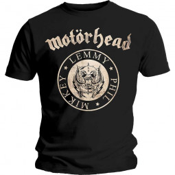 Motorhead - Unisex T-Shirt: Undercover Seal Newsprint