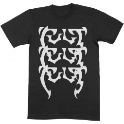 The Cult - Unisex T-Shirt: Repeating Logo