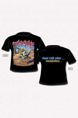 TANKARD - Stone cold sober black- T-Shirt