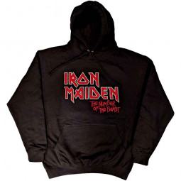 IRON MAIDEN - THE NUMBER OF THE BEAST VINTAGE LOGO FADED (BACK) - MIKINA
