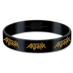 Anthrax - Gummy Wristband: Logo - náramek
