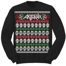 Anthrax - Unisex Sweatshirt: Skulls Christmas