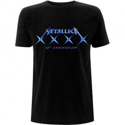 Metallica - Unisex T-Shirt: 40 XXXX