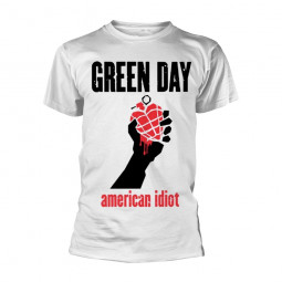 GREEN DAY - AMERICAN IDIOT HEART (WHITE) 