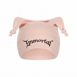 Immortal (Logo) - Baby cap - pale pink - black - one size - čepička