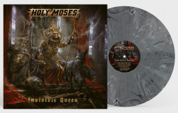 HOLY MOSES - INVISIBLE QUEEN (WHITE/BLACK MARBLED) - LP