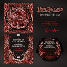 LOCK UP - DISCHARGE THE FEAR (SHAPED PICTURE DISC) - LP
