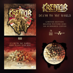 KREATOR - DEATH TO THE WORLD (SHAPED PICTURE DISC) - LP