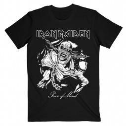 Iron Maiden - Unisex T-Shirt: Piece of Mind Gold Eddie