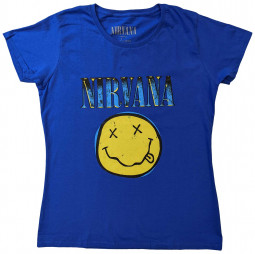 Nirvana - Unisex T-Shirt: Xerox Smiley