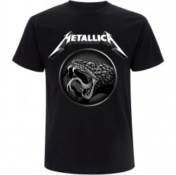 Metallica - Unisex T-Shirt: Black Album Poster