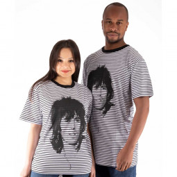 The Rolling Stones - Unisex T-Shirt: Keith (Striped)