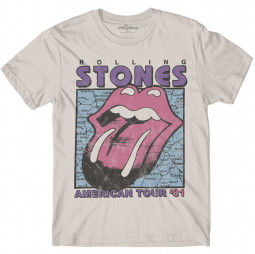 The Rolling Stones - Unisex T-Shirt: American Tour Map - TRIKO