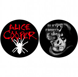 Alice Cooper Turntable Slipmat Set: Spider/Skull
