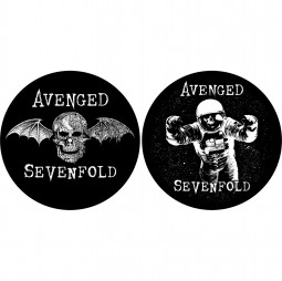 Avenged Sevenfold Turntable Slipmat Set: Death Bat / Astronaut