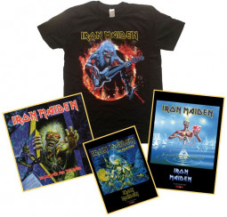 Combo: IRON MAIDEN - NO PRAYER FOR THE DYING - CD + FEAR LIVE FLAMES (XL)