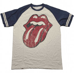 The Rolling Stones Unisex Raglan T-Shirt: Lick - TRIKO