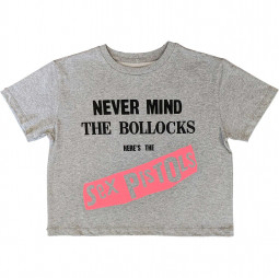 The Sex Pistols Ladies Crop Top: Never Mind The Bol.....s Original - TRIKO