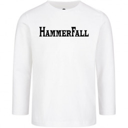 HAMMERFALL (LOGO) - Dětské tričko DLOUHÝ RUKÁV - BÍLÉ