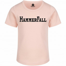 HAMMERFALL (LOGO) - Holčičí tričko RŮŽOVÉ