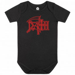 Death (Logo) - Baby bodysuit - black - red