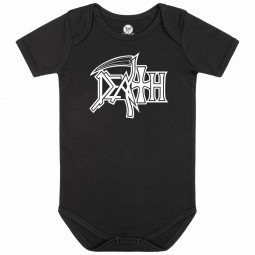 Death (Logo) - Baby bodysuit - black - white