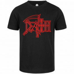 Death (Logo) - Kids t-shirt - black - red